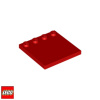 LEGO® Dílky LEGO Upravená Dlaždice 4x4 stady na jedné straně (6179) Barva: Červená