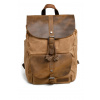 YooY Voděodolný plátěný retro batoh s koženými doplňky 438448