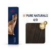 Wella Professionals Koleston Perfect Me+ Pure Naturals profesionální permanentní barva na vlasy 4/0 60 ml