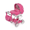 Dětský hluboký kočárek pro panenky Junama Mini Barva: 06 Růžová