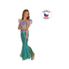 Šaty na karneval - mořská panna, 120-130 cm