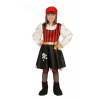 Pirátka - kostým pro děti - věk 5 - 6 roků - 110 - 115 cm