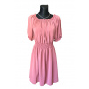 krátké společenské letní šaty Elza Barva: Pudrová, Velikost: ONESIZE
