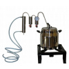 Destilační přístroj Ocel 12L + Termometr Varianta III Levý nebo Pravý