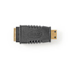 Nedis HDMI™ Adaptér | HDMI ™ Mini Connector | HDMI ™ Zásuvka | Pozlacené | Přímý | ABS | Černá | 1 kusů | Blistr