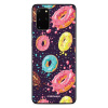 Prémiový lesklý kryt Mobiwear Glossy na mobil Samsung Galaxy S20 Plus - G046G - Donutky (Mobiwear Glossy obal, pouzdro, kryt na mobilní telefon Samsung Galaxy S20 Plus - G046G - Donutky)