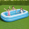 zahrada-XL Bestway Rodinný obdélníkový nafukovací bazén 262x175x51cm modrý a bílý