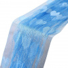 Provázková záclona | provázkový závěs, 2 x 1 m, 1 ks - modrý