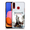 Zadní obal pro mobil Samsung Galaxy A20s - HEAD CASE - Assassins Creed III - Connor sekyra (Plastový kryt, obal, pouzdro na mobil Samsung Galaxy A20s - Herní motiv - Assassins Creed 3 - Connor váleční