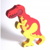 Dřevěné puzzle - Dinosaurus T-Rex - Dřevěné vkládací puzzle z masivu - didaktické a motorické hračky - FAUNA