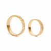 Zlaté snubní prsteny Ferrero od Dick Wolf Pro ni: 52, Pro něj: 61