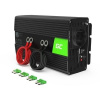 Green Cell Power Inverter měnič napětí z 12V na 230V, 1000W,2000W, modifikovaná sinusoida (3601318-36)