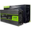 Green Cell Power Inverter měnič napětí z 12V na 230V, 3000W,6000W, čistá sinusoida (4256184-52)
