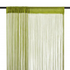 Petrashop Provázkové záclony, 2 ks, 140x250 cm, zelená Zelená 132413