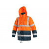 CXS Pánská zateplená reflexní bunda OXFORD Velikost: L, Barva: oranžová-námořní modrá