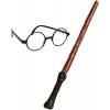 Rubies Harry Potter doplňky ke kostýmu hůlka a brýle