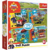 TREFL Puzzle Statečný požárník Sam 4v1 (35,48,54,70 dílků) 143127