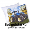 Apex® produktová řada 3D 3D povláček na polštářek Apex - Traktor - Polštářek s výplní (100% pes kuličkové duté vlákno)