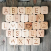 Oyuncakhouse Dřevěná abeceda kostky - velká písmena