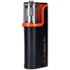 Rollei SmokeMaster Pro Výrobník mlhy, 40W, 12ml zásobník, 6× nástavec na tvorbu mlhy, USB-C, integrovaná baterie 2550mAh, dálkový ovladač, černo-oranžový 60316