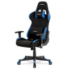 Autronic KA-F02 BLUE Kancelářská židle, modrá-černá látka, houpací mech, plastový kříž