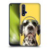 Zadní obal pro mobil Honor 20 - HEAD CASE - Srandovní zvířátka pejsek DJ Dalmatin (Plastový kryt, obal, pouzdro na mobil Honor 20 - Dalmatin a sluchátka)