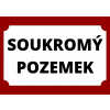 Plechová cedulka 20 x 15 cm – Soukromý pozemek