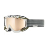 UVEX APACHE PRO (S3) 2011/12 lyžařské brýle Bílé matné, zorník červené zrcadlo...