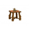 Konferenční stolek PYKA malý Barevné provedení dřeva: Bílá 01