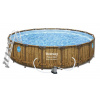 Bestway Bazén Power Steel Wood Swim Vista 5,49 x 1,22 m - 56977