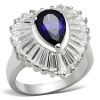 Stříbrný dámský prsten s Cubic Zirconia Stříbro 925 - Melisa (Dámský stříbrný prsten s CZ krystaly )