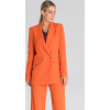 FIGL Oranžové elegantní dámské sako m948 orange velikost: l