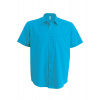 Košile s krátkým rukávem Kariban - Tyrkysová 6XL