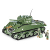 Cobi 2570 World War II Americký střední tank Sherman M4A3