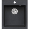ALVEUS CORTINA 20 kuchyňský dřez granitový, 450 x 500 mm, černá