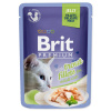 Kapsička Brit Premium Cat Delicate sleď, filety v želé 85g-KS