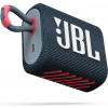 JBL GO3 Blue Coral (Nástupce nejprodávanějšího malého Bluetooth reprodukturu, 5 hodin přehrávání, Vodotěsnost a odolnost vůči prachu třídy IP67)