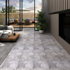 Samolepicí podlahová krytina PVC 5,21 m² 2 mm cementově hnědá - Default Title