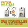 Fancontroller s termostatem - 1500W, triakový regulátor otáček s termostatem