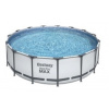 Bazén Bestway 56438 s konstrukcí 4,57 x 1,22m světle šedý set