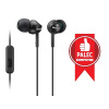 SONY MDR-EX110AP Sluchátka do uší s mikrofonem, rozsah 5 až 24000 Hz - Black MDREX110APB.CE7