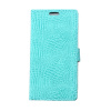 Pouzdro se vzorem krokodýlí kůže pro LG Leon 4G LTE (H340N) Barva: Modrá