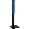 VAR Volně stojící popelník, ocelový plech ,v x š x h 1250 x 310 x 310 mm ,hořcově modrá