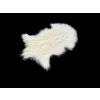 Tibetská ovčí kožešina, bílá Dlouhý chlup 10-20 cm