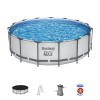 Ramiz Ocelový rámový bazén Pro MAX 457x122 15FT BESTWAY 5in1 + příslušenství