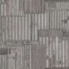 Šedostříbrná vliesová tapeta design vlnitý plech 347618, Matières - Metal, Origin, velikost 0,53 x 10,05 m