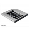 AKASA HDD box N.Stor S12, 2.5" SATA HDD/SSD do pozice pro optickou mechaniku SATA (výška HDD do 13mm) - AK-OA2SSA-BKV2