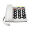 Telefon pro seniory a nedoslýchavé s fototlačítky Doro PhoneEasy 331ph Bílá