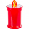 MagicHome Svíčka LED červená, 11 cm MagicHome TG-18, LED, na hrob