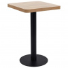 Bistro stolek světle hnědý 50 x 50 cm MDF - Default Title